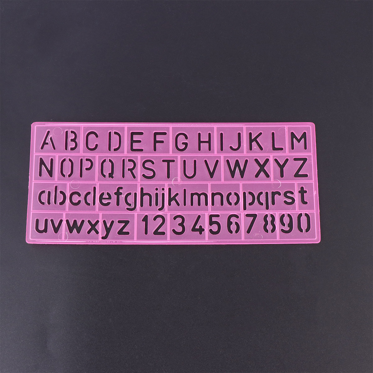 Kids Educational - Alphabet Numbers & More - 4 reglas de plástico para graffiti,