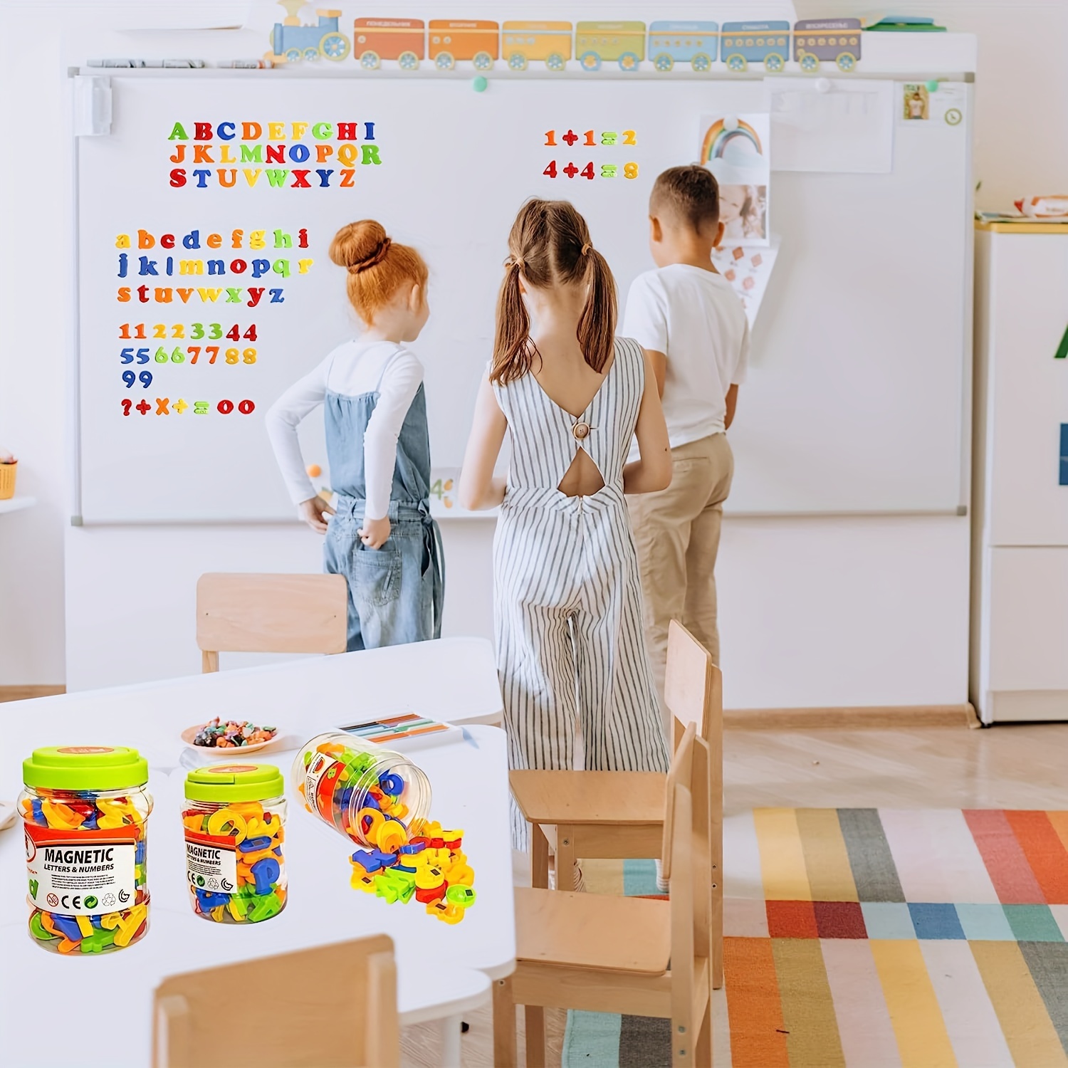 78 Uds letras magnéticas númer - Kids Educational - Alphabet Numbers & More reseña y precio