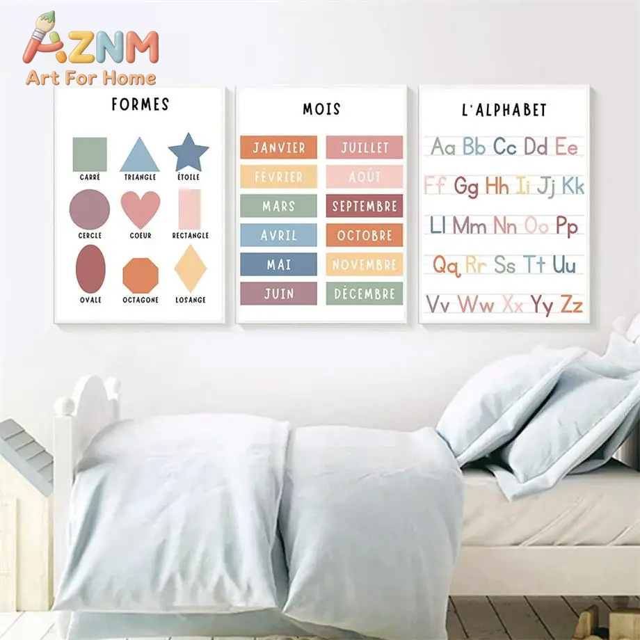 Pintura en Lienzo con Números, - Kids Educational - Alphabet Numbers & More reseña y precio