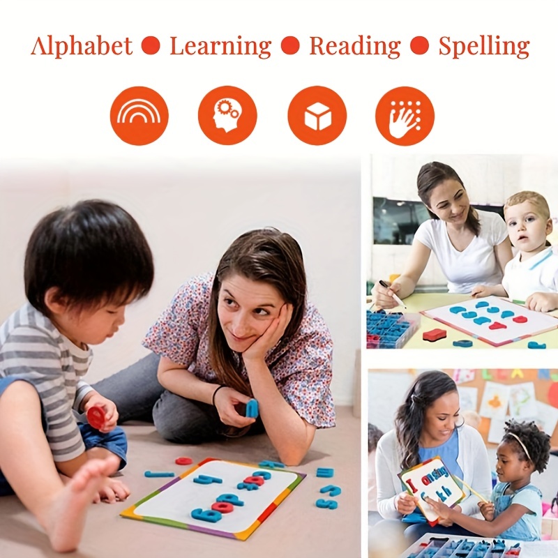 Pegatinas magnéticas con letra - Kids Educational - Alphabet Numbers & More reseña y precio