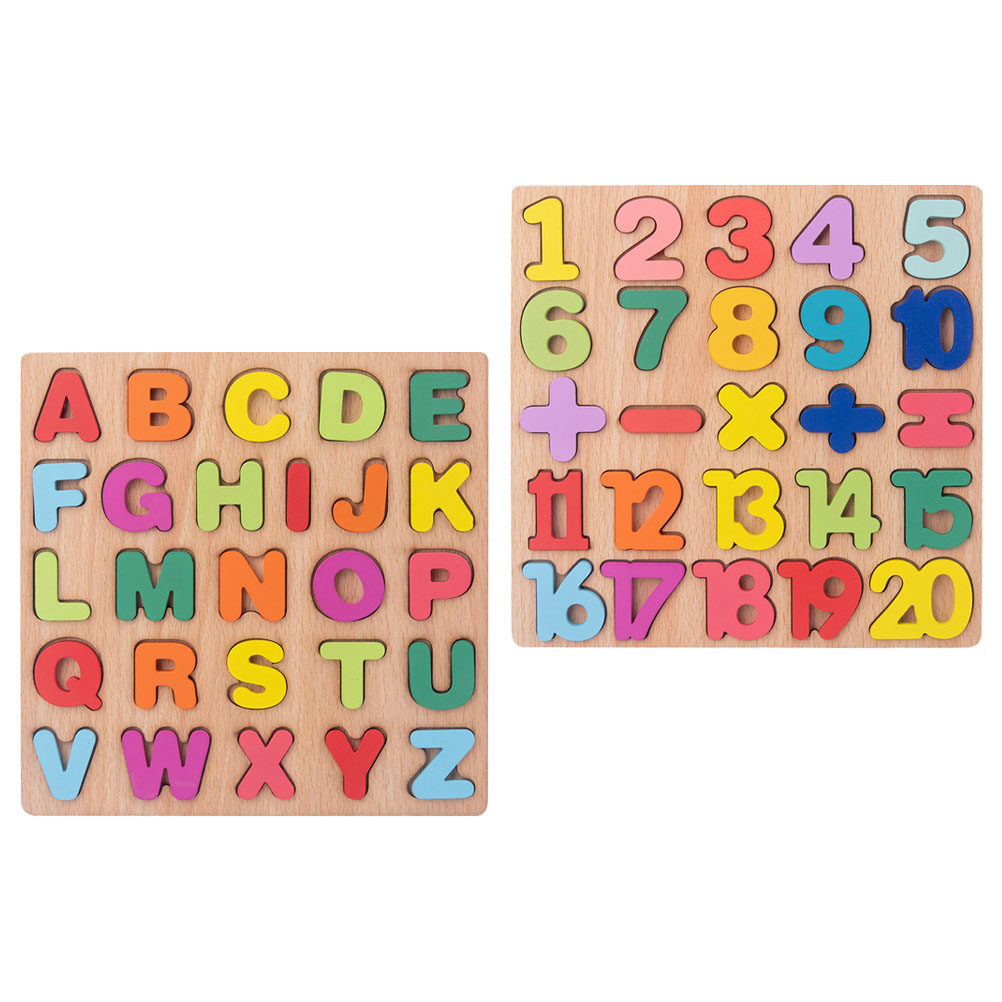 2 juegos de rompecabezas de ma - Abc Kids Early Education reseña y precio