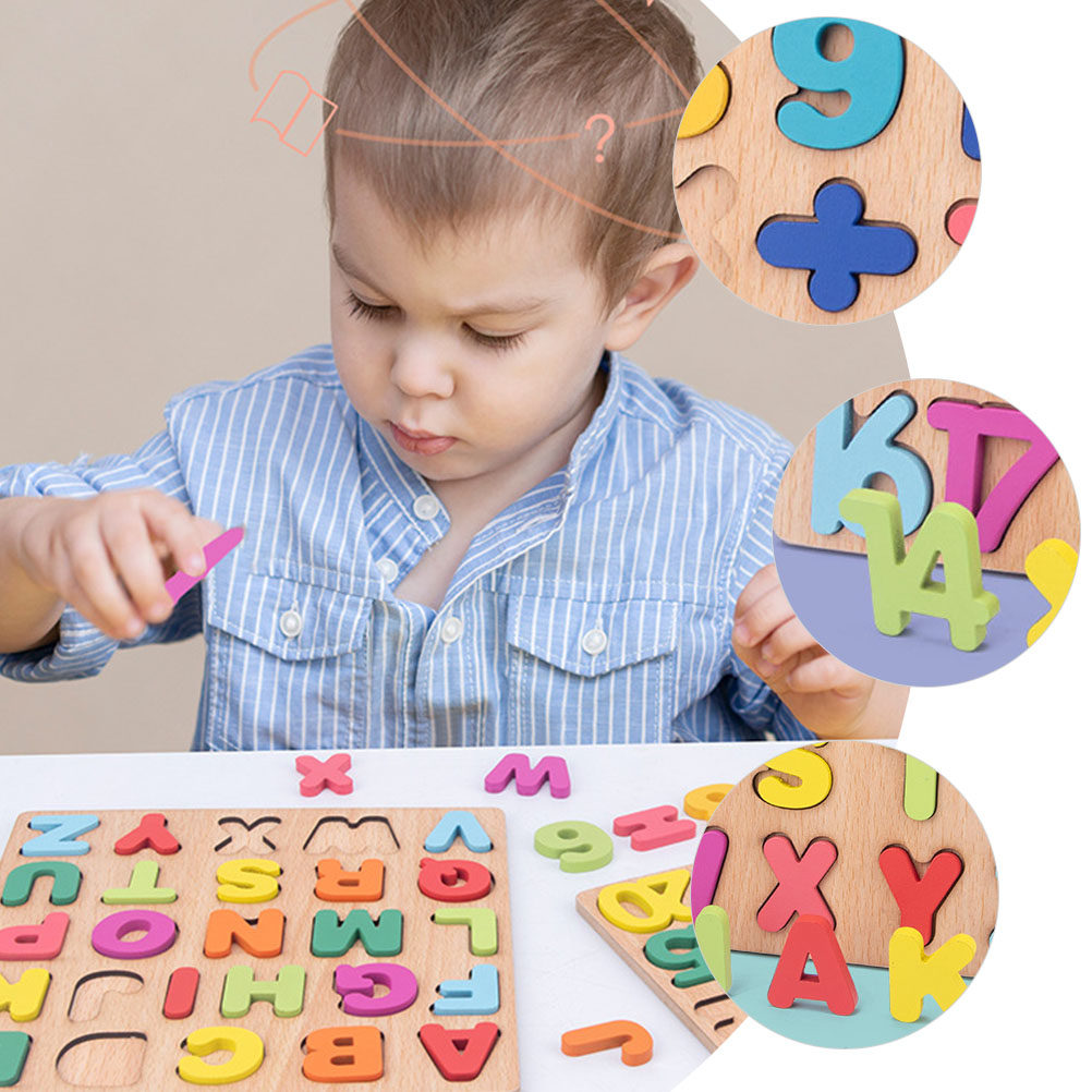 2 juegos de rompecabezas de ma - Abc Kids Early Education reseña y precio