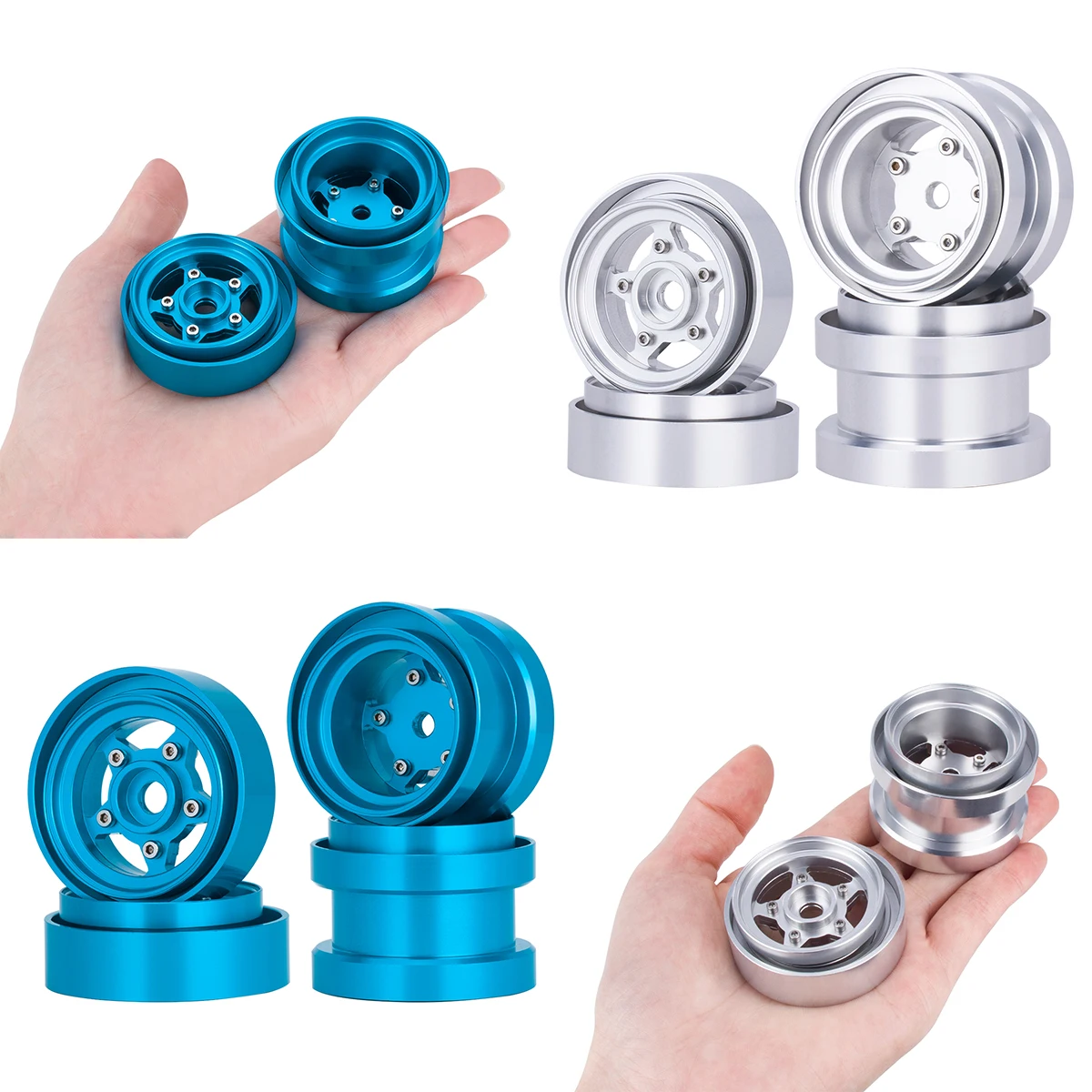 Ruedas Beadlock de aluminio pa - Tamiya Model Rc Car reseña y precio
