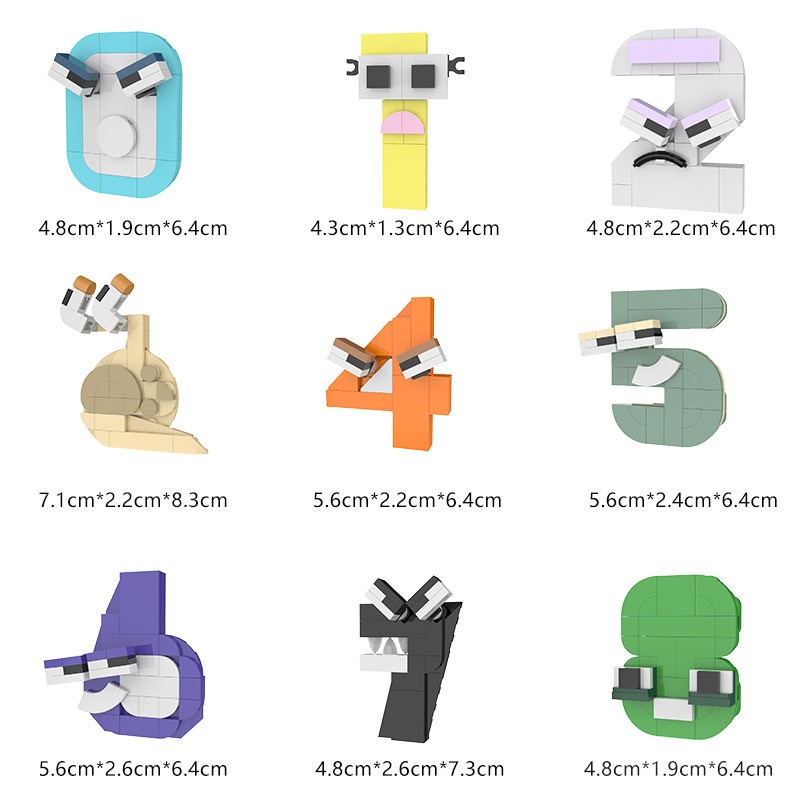 Número MOC creativo, alfabeto  - Kids Educational - Alphabet Numbers & More reseña y precio